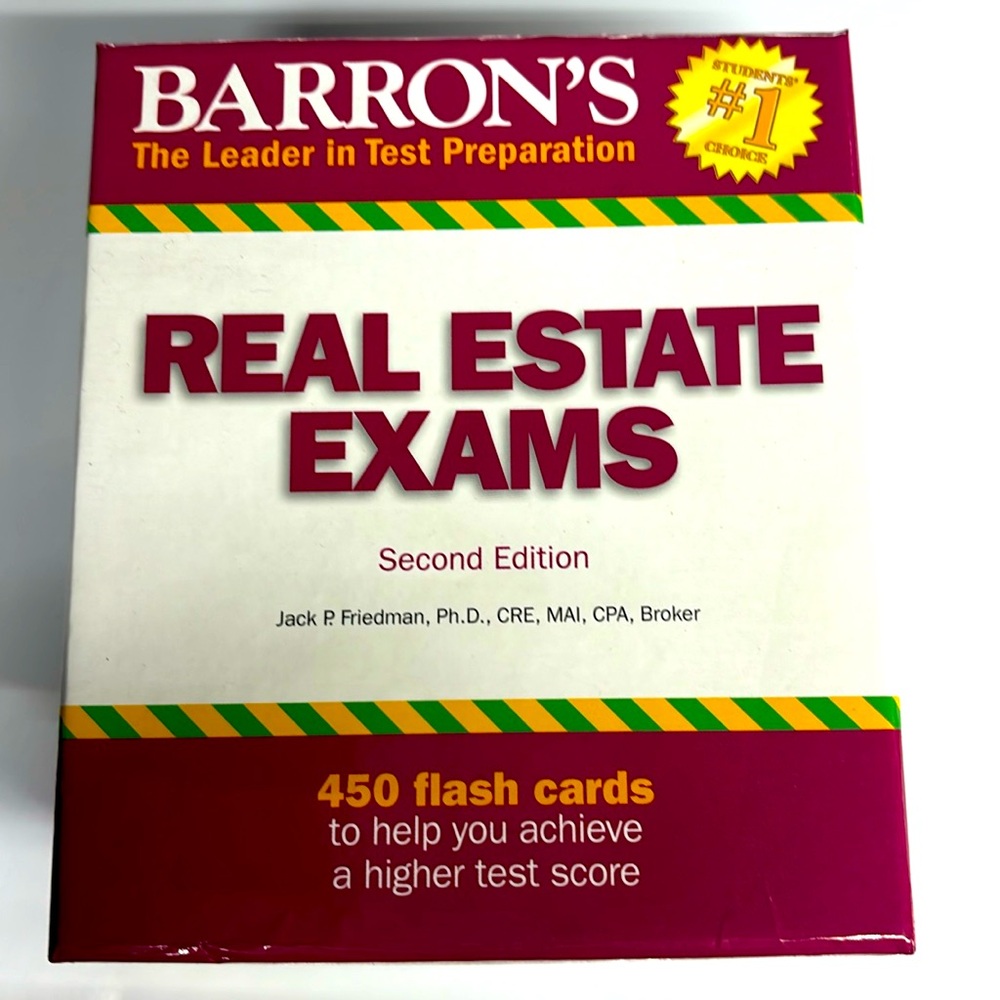 Real estate exam flash cards